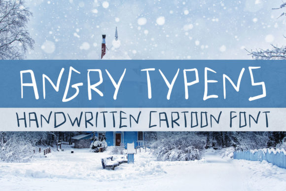 Angry Typens Font for Creative Projects