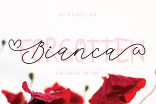 Bianca Forgotten Duo: Elegant Script for Campaigns