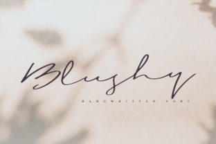 Blushy Font: Elegant Handwritten Style