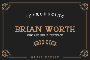 Brian Worth Font for Business Branding