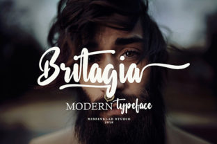 Britagia: A Handwritten Font for Editorial Magic