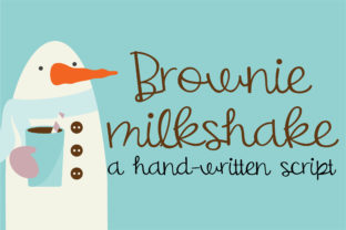 Brownie Milkshake Font for Creative Campaigns