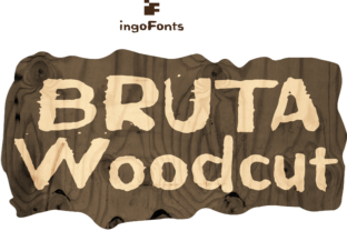 Bruta Woodcut: A Bold Font for Creative Projects