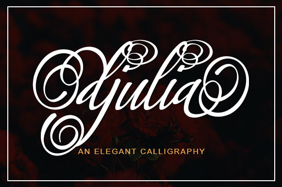 Djulia: A Classy Script Font for Creative Projects