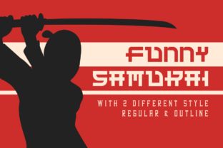 Funny Samurai Font for Creative Design