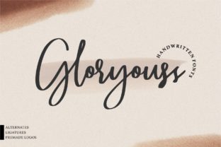 Gloryouss Font for Creative Makers