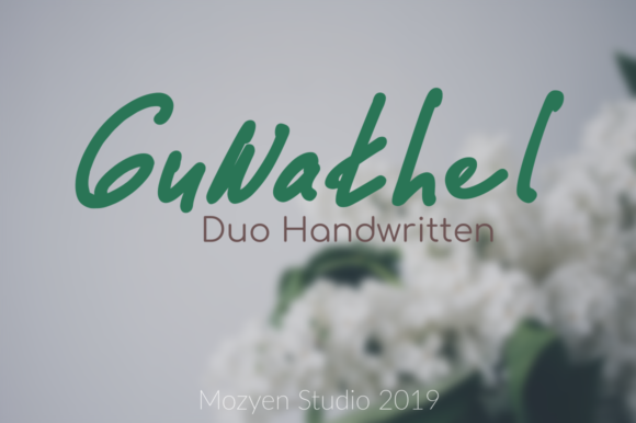 Guwathel Font for Handmade Creations