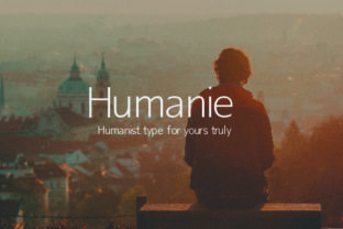 Humanie Light Font for Creative Projects