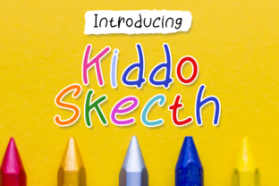 Kiddo Sketch Font for Creative Design