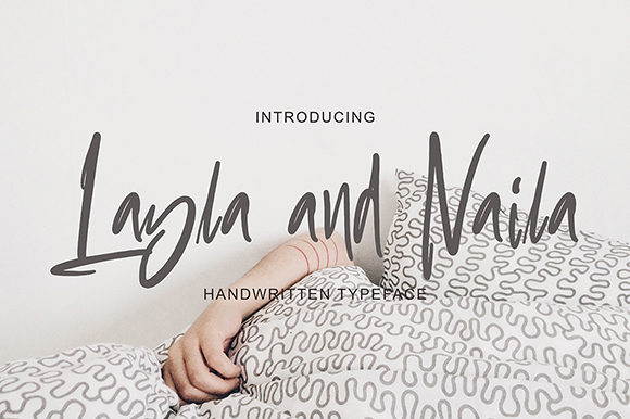Layla and Naila Font for Business Branding