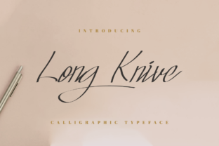 Long Knive Font for Polished Branding and Creative Projects