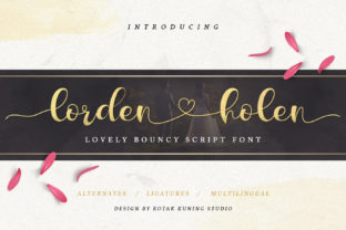 Lorden Holen: A Handwritten Typeface for Authentic Branding