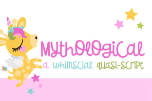 Mythological Font for Creative Design