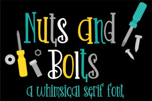 Nuts and Bolts Font for Web Design