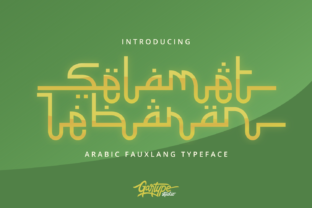 Selamet Lebaran Font