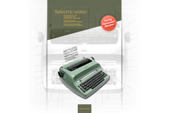 Selectric Orator Font
