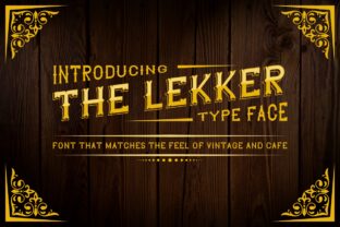 The Lekker Font: A Retro Touch for Business Branding