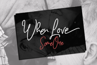 When Love Font for Business Branding